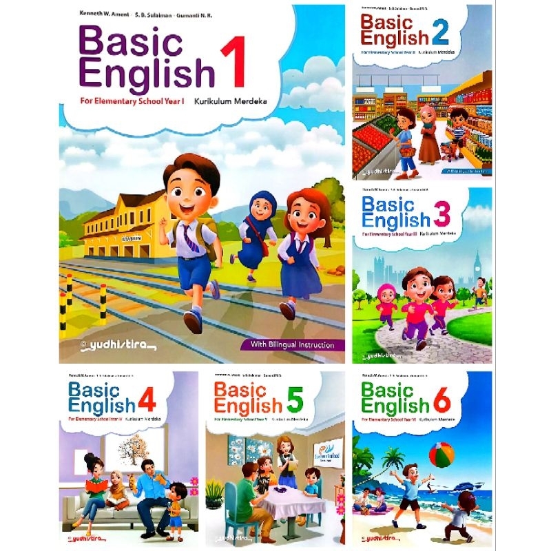 Jual Basic English untuk SD kelas 1-6 KM Yudhistira | Shopee Indonesia