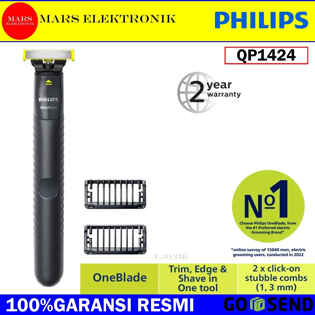 Jual [ COD READY ] PHILIPS SHAVER ONE BLADE QP1424 - PENATA JANGGUT DAN ...