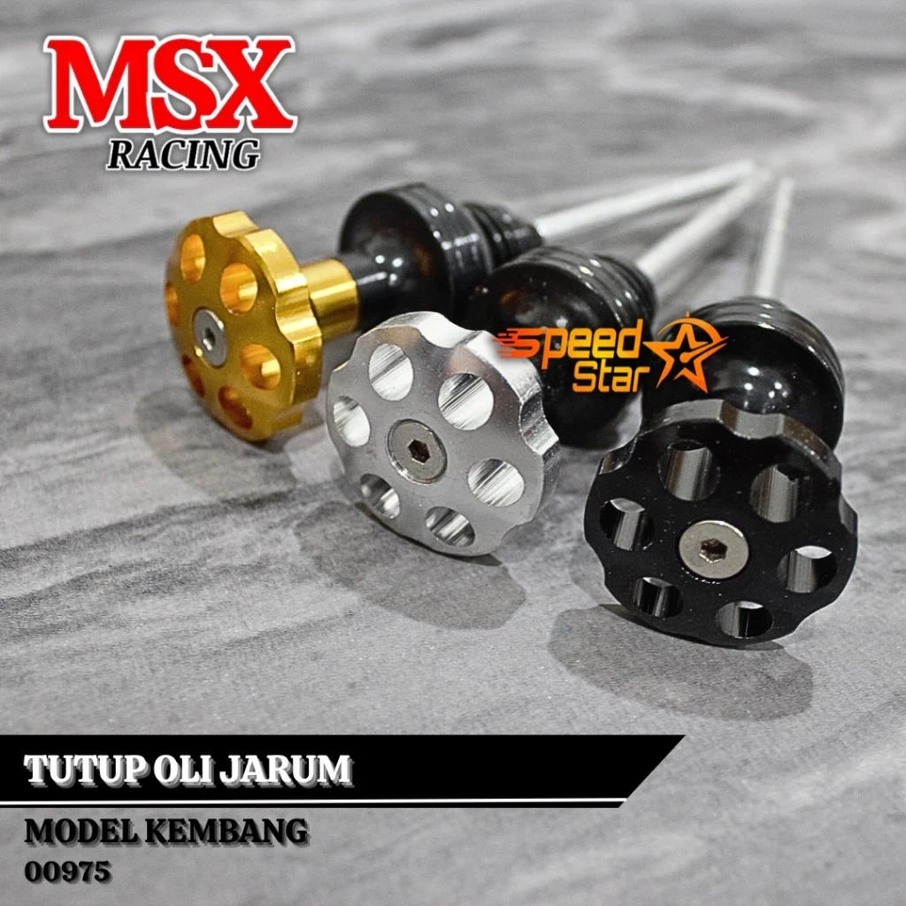 Jual Tutup Oli Bentuk Bunga Jarum CNC Model Flower MSX / Baut Mesin ...