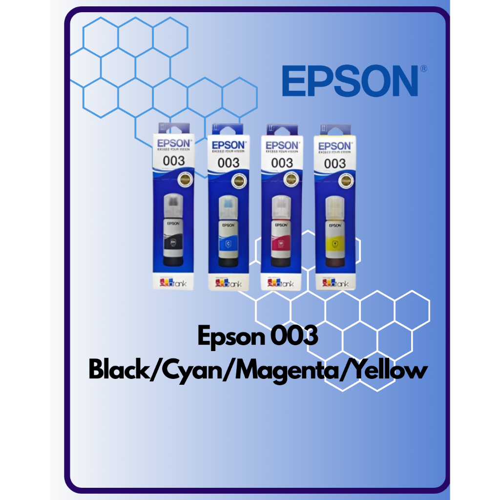 Jual Epson 003 Original ( Ink Printer L1100/L3100/L3200/L5100/L5200 ...