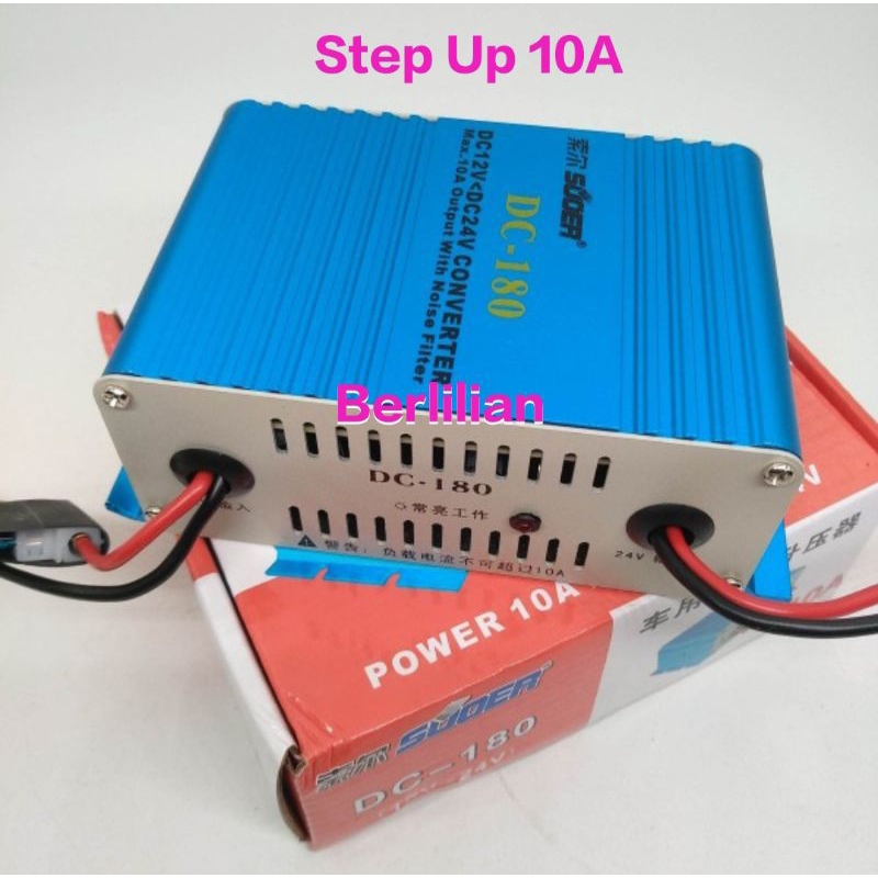 Jual Step Up 10A DC 12V - 24V / Converter 10A DC 12V ke 24V | Shopee ...
