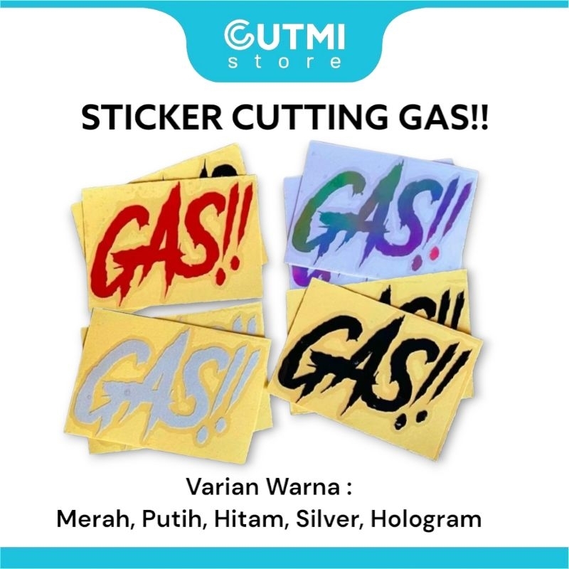 Jual Sticker Cutting GAS - Stiker Keren Viral | Shopee Indonesia