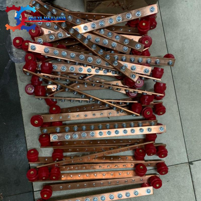 Jual Busbar Netral 5mm x 20mm x 30cm 12 baut nol | Shopee Indonesia