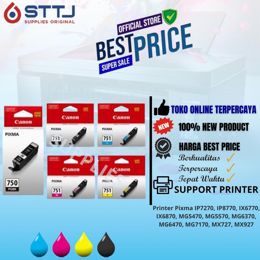 Jual Cartridge Tinta Canon CLI751 Grey CLI 751 Gray Printer Pixma ...