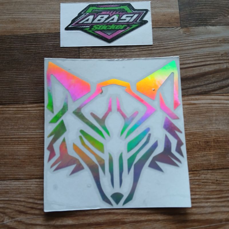 Jual sticker cutting fox serigala sticker fox wolf serigala | Shopee ...