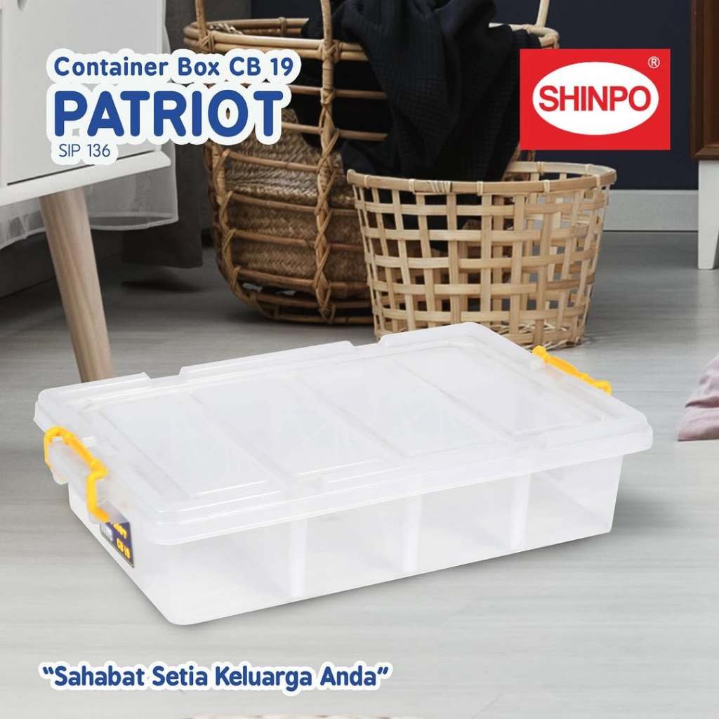 Jual CONTAINER BOX PERKAKAS SEKAT 4 PATRIOT CB19 SIP136 KOTAK ...