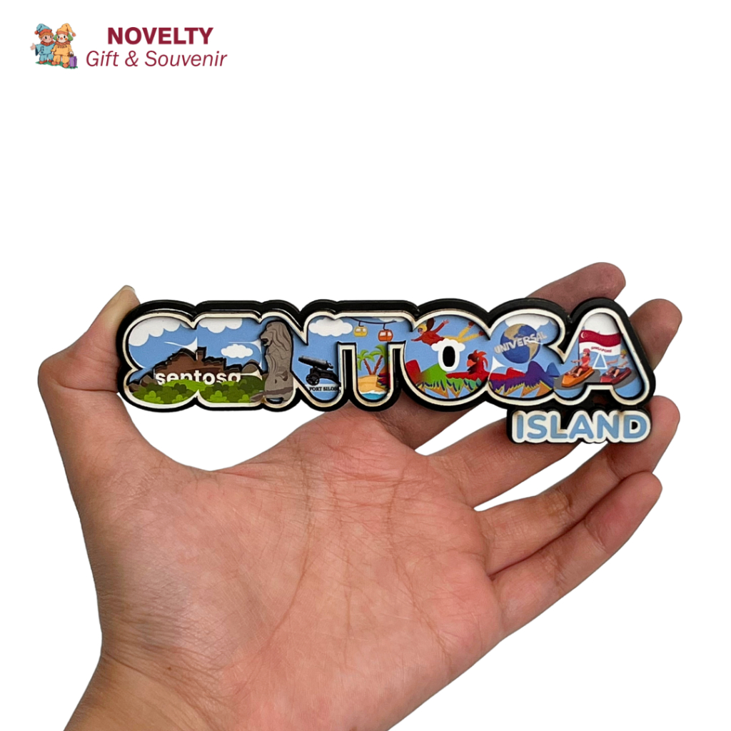 Jual Souvenir Magnet Kulkas Sentosa Island Oleh Oleh Negara Singapore ...
