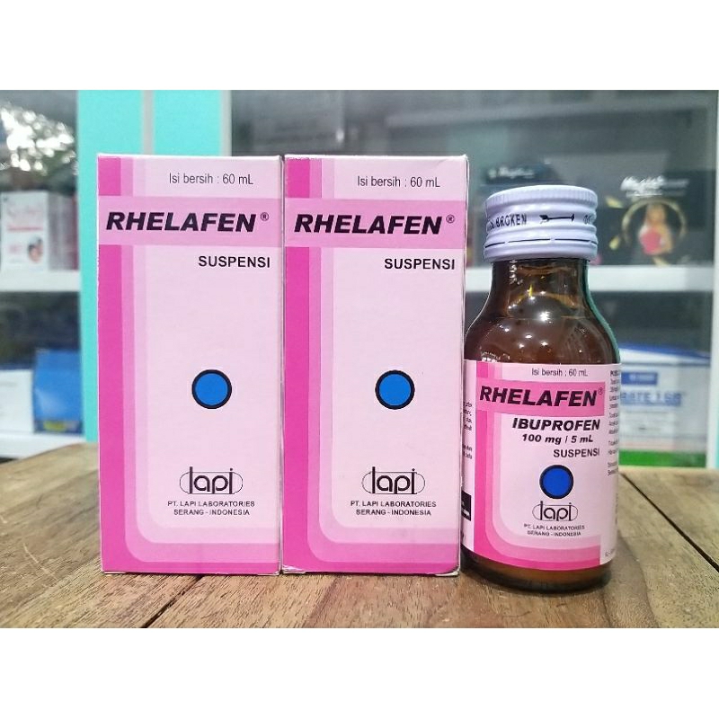 Jual RHELAFEN SUSPENSI 60 ML | SIRUP OBAT NYERI DAN DEMAM | Shopee ...