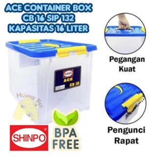 Jual ACE CONTAINER BOX CB 16 SIP 132 kapasitas 16 Liter | Shopee Indonesia
