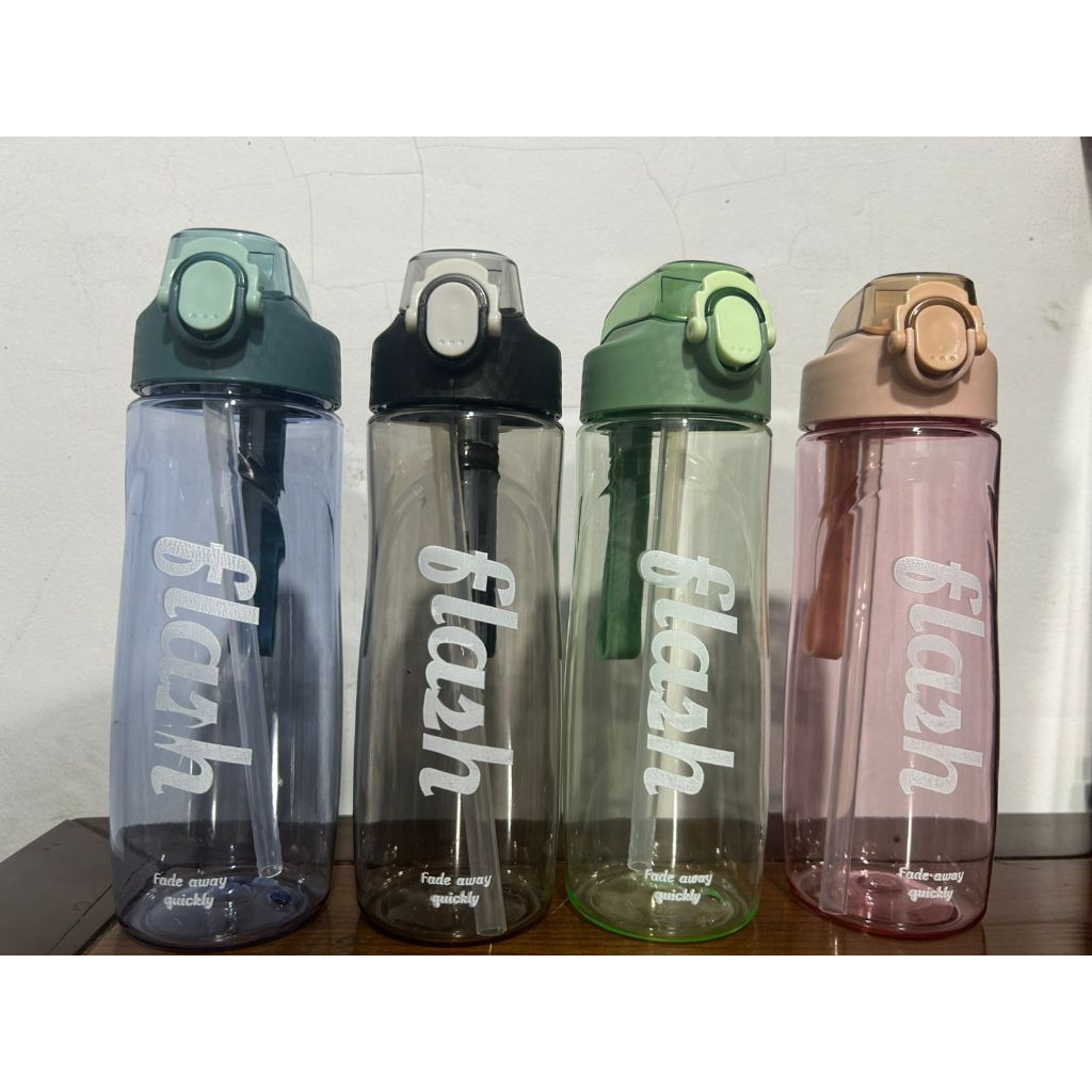 Jual botol air munum platik unik tutup kancing 500ml dengan tali bpa ...