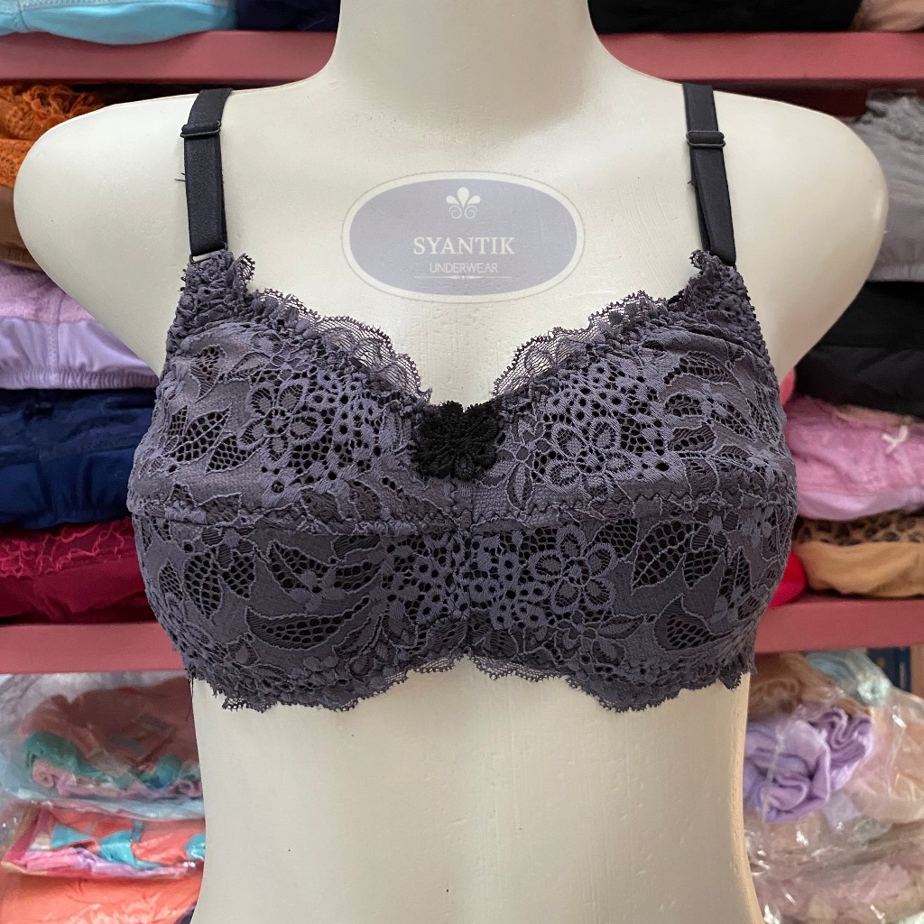 Jual BH BRA BEHA Full Renda Tanpa Kawat Tanpa Busa | Shopee Indonesia