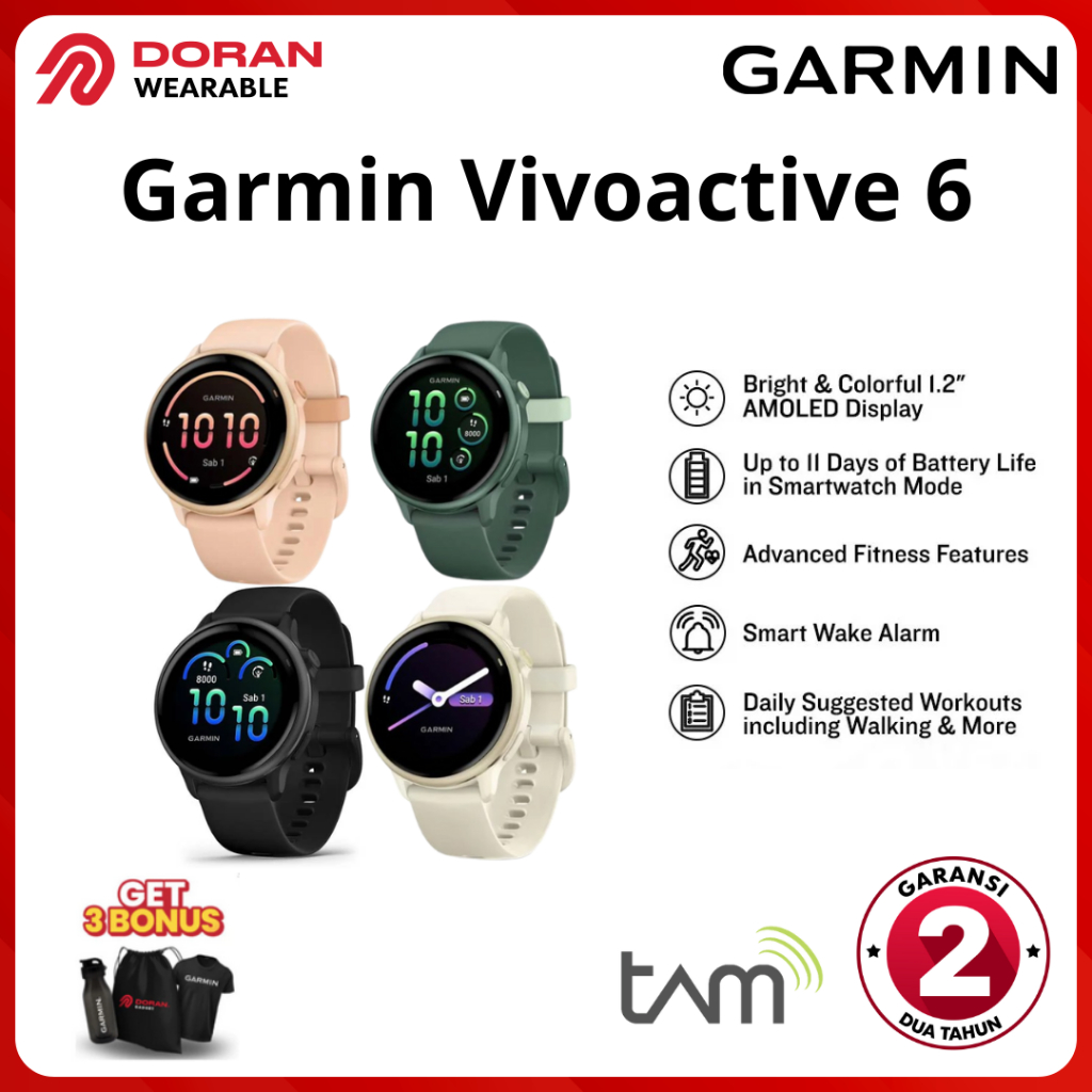 Jual Garmin Vivoactive Vivo Active Black Slate Lunar Gold