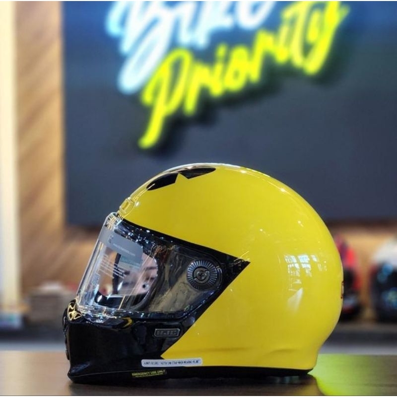 Jual HJC V10 PAC MAN Bandai Namco MC3 Helm SNI Full Face | Shopee Indonesia