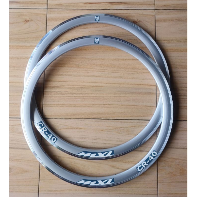 Jual Rims Velg Sepeda MXL CR-40 700C Road Fixie Gravel Vbrake 32 Hole ...