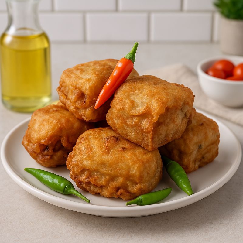 Jual Tahu Jontor Isi Ayam Pedas | Frozen Food | Camilan Pedas | Shopee ...