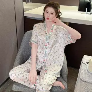 Baju Tidur Piyama Pajamas Wanita Piyama Wanita Baju Dinas Malam Wanita Hot Dewasa Import Full