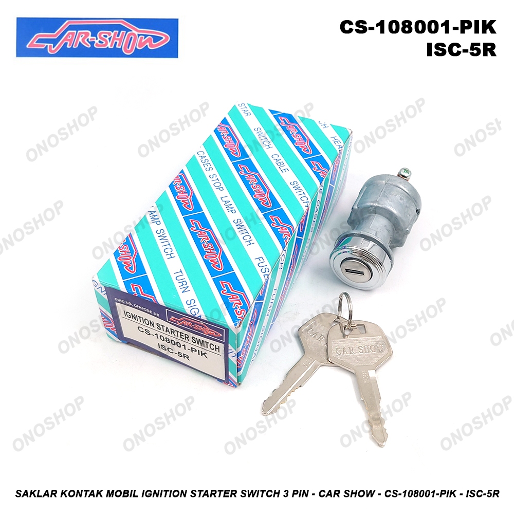 Jual Saklar Kontak Mobil Ignition Starter Switch 3 Pin - Car Show - CS ...