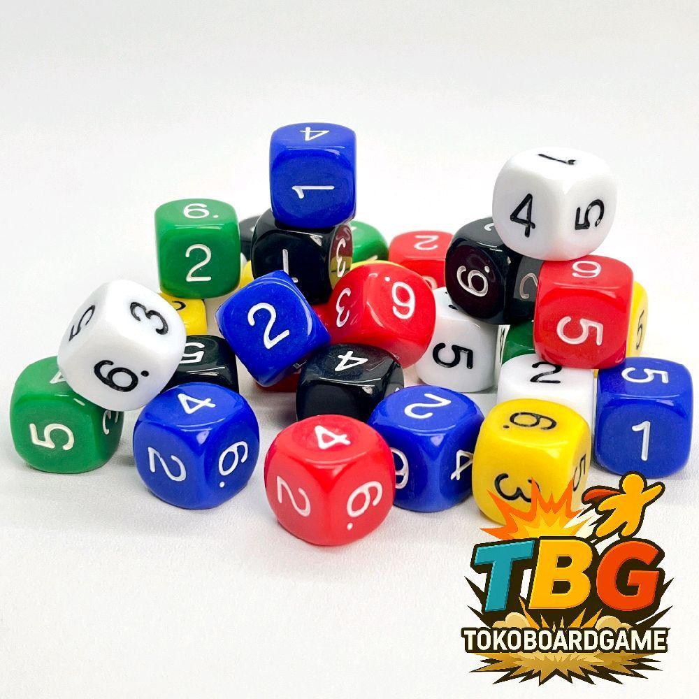 Jual Premium Digital Number Dice D6 16mm - Dadu Permainan - Board Game ...