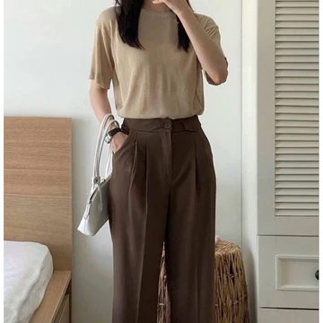 Celana Kulot JUMBO Wanita Loose Pants JUMBO Celana Wanita Anti Kusut Celana Kantor Wanita
