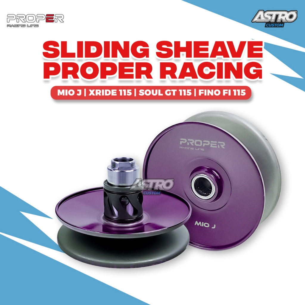 Jual Pulley Belakang Proper Mio J Soul GT Fino XRide 115 54p Sliding ...