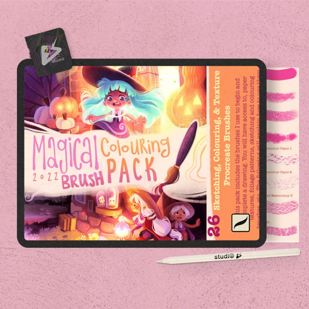 Jual Procreate Brush - PK Magical Colouring Brushes | Shopee Indonesia