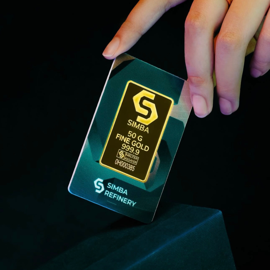 Jual SIMBA Emas Logam Mulia 50 Gram Gold bar - LM Batangan Sertifikat ...