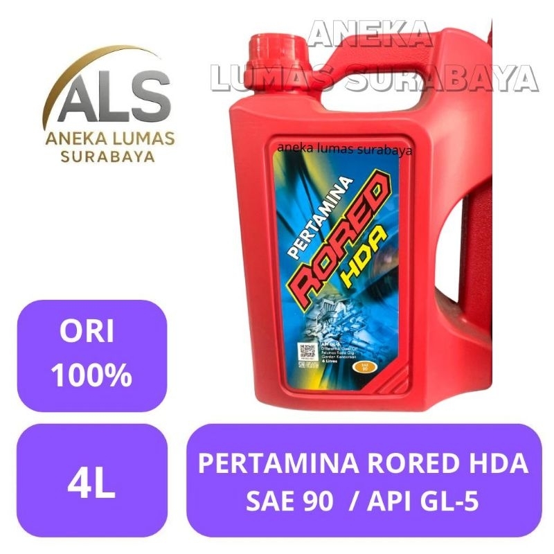 Jual Pertamina Rored HDA 90 4 Liter Original Pertamina | Shopee Indonesia