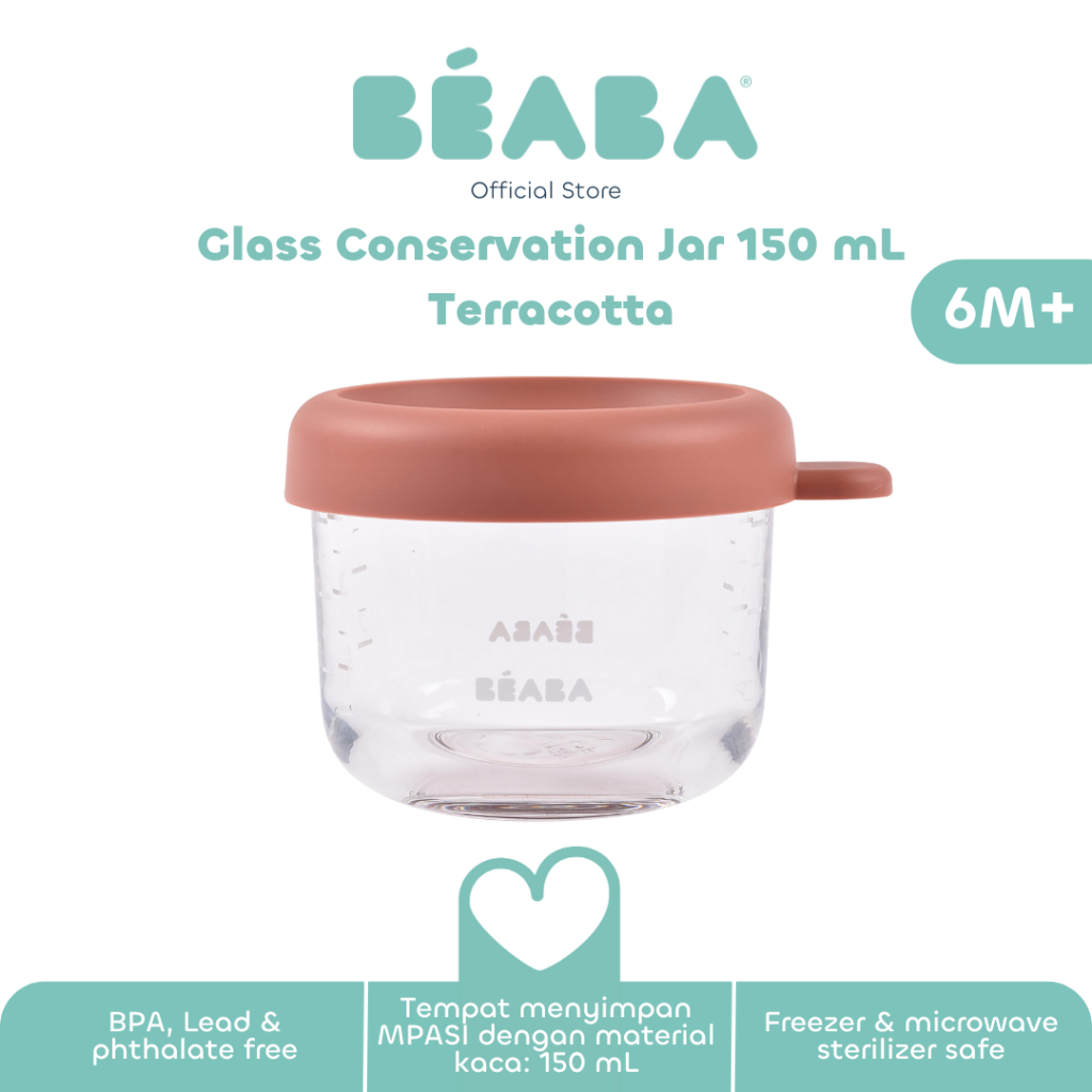 Jual Beaba Glass Conservation Jar 150 mL Wadah Penyimpanan