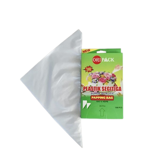 Jual Plastik Segitiga/ Paping Bag Merk Oripack Isi 100pcs/Oripack ...