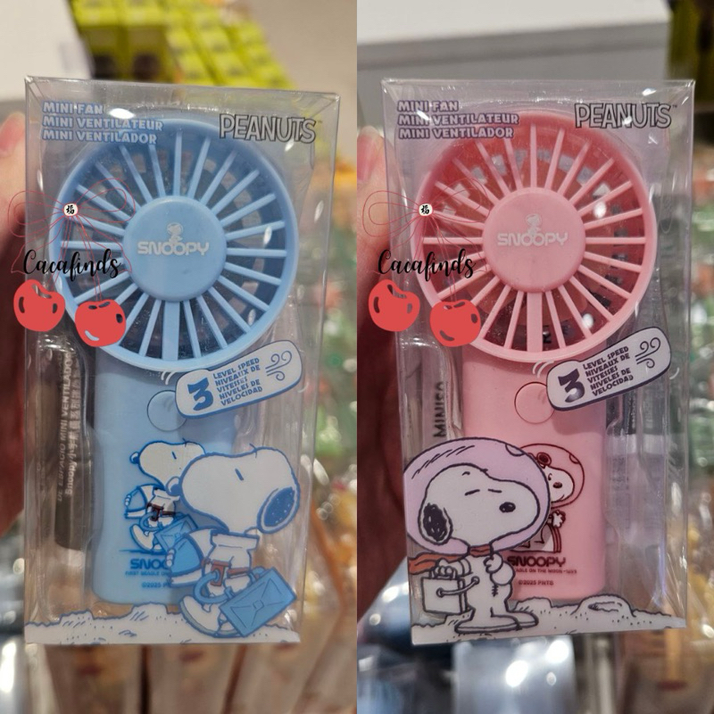 Jual MINISO x Snoopy‼️Mini Fan / Kipas Angin Portable 4500mAh Snoopy ...