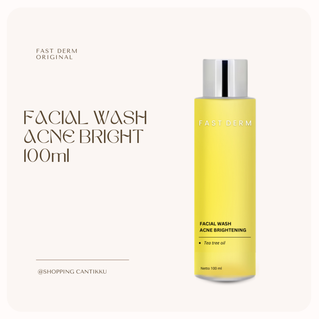 Jual Fast Derm-Facial Wash Acne Brightening 100ml | Shopee Indonesia