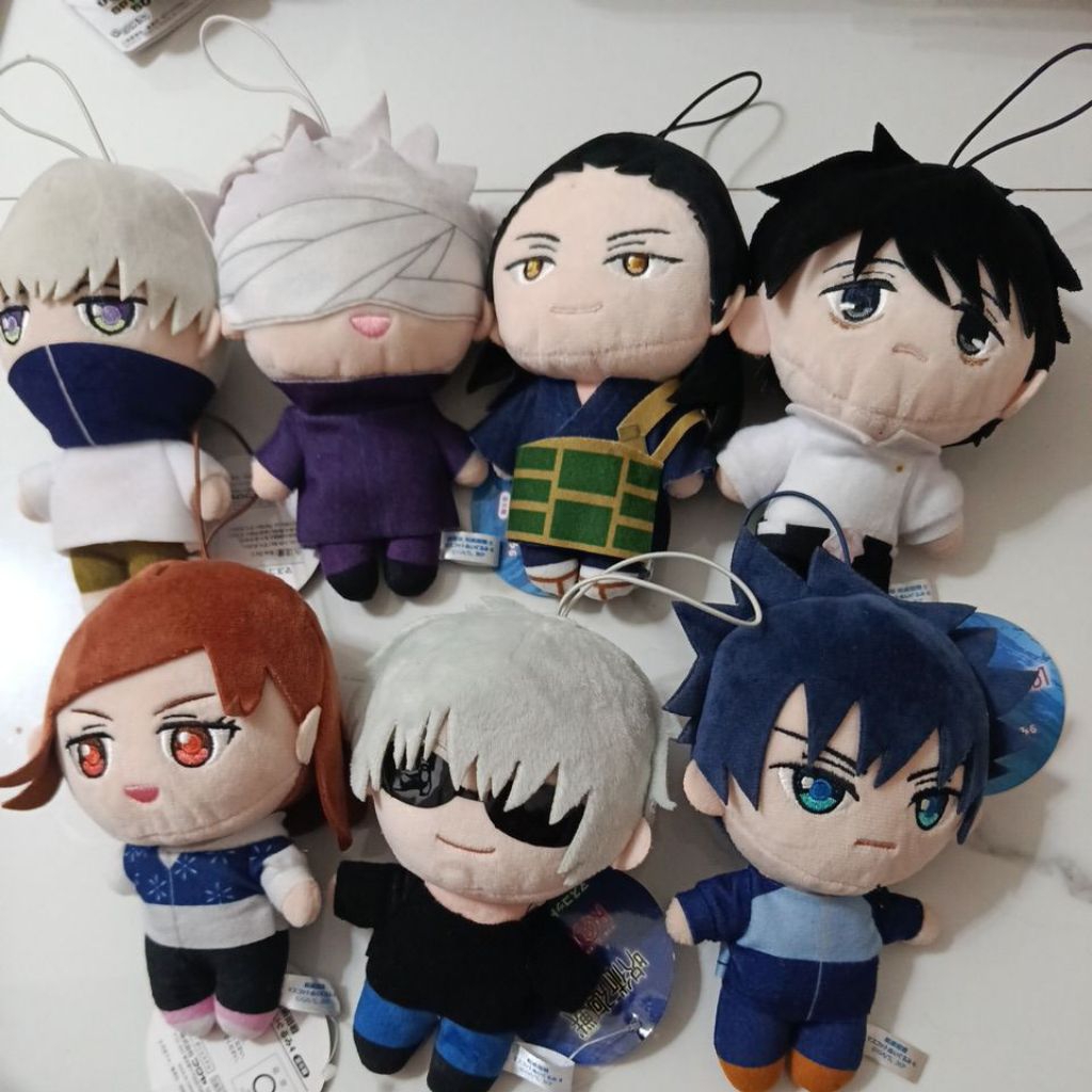 Jual Boneka jujutsu kaisen Round1 round one plush yuta geto gojo nobara ...
