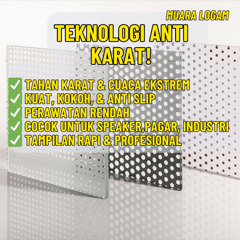 Jual Plat 80 x 100 - Plat Besi Ram Speaker Ram Grill Galvanis Lubang ...