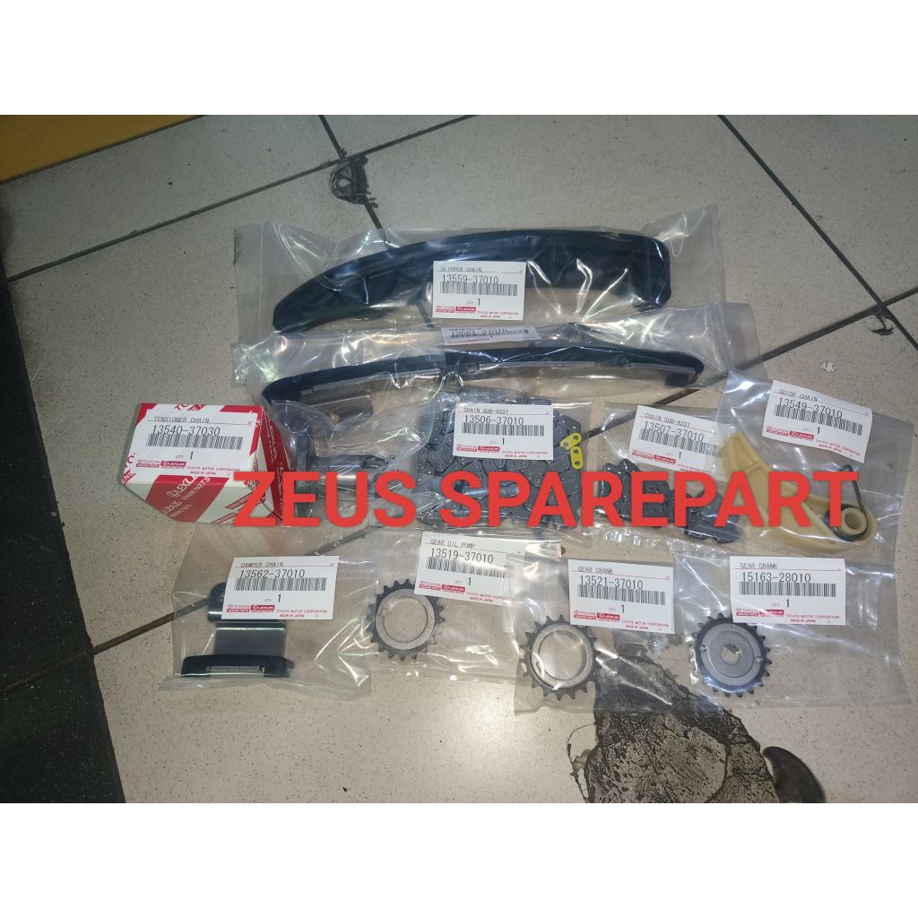 Jual TIMING KIT RANTAI KETENG SET TIMING CHAIN NEW ALTIS 1.8 1,8 1800CC ...