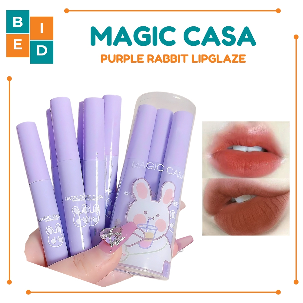 Jual Magic Casa Lipstick Magiccasa MC004 - Lip Glaze Purple Rabbit 1 ...