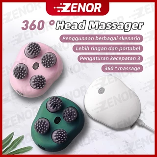 Electric Head Massager Pemijat Kepala Elektrik & Pijat Leher Portabel - Massager Otomatis untuk Pijat Badan dan Leher