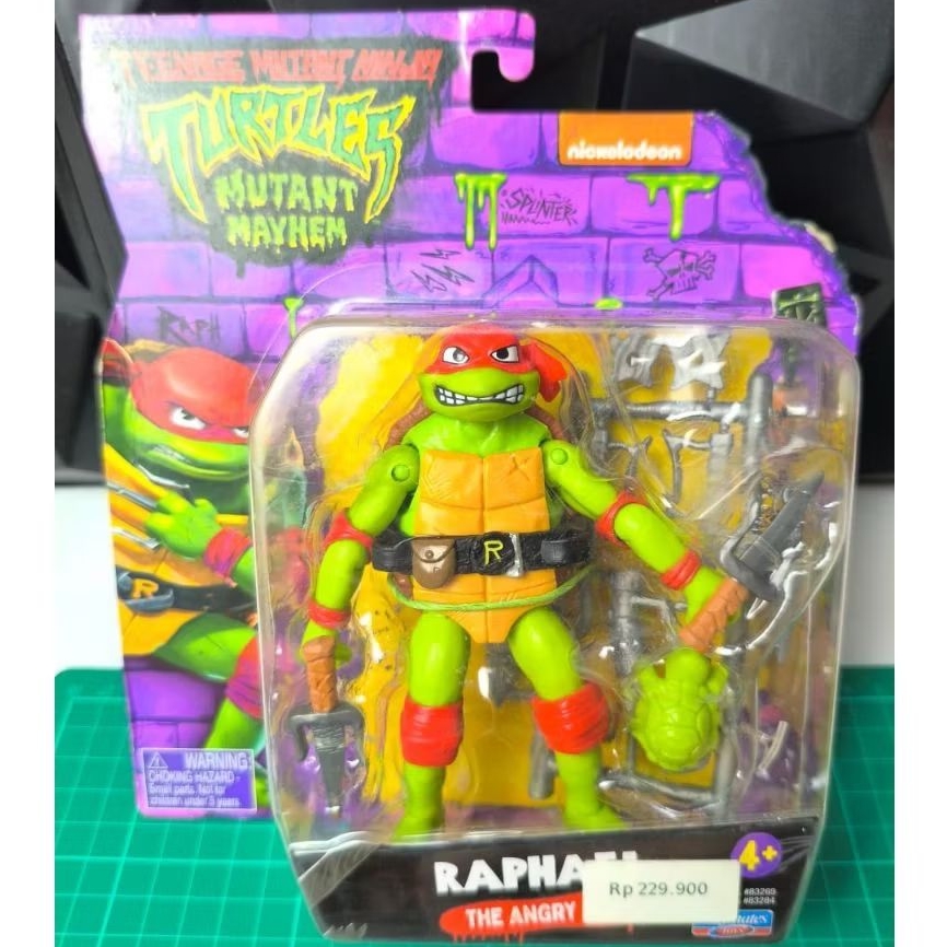 Jual Action Figures, TMNT Ninja Turtles Movie Basic, Raphael Original ...