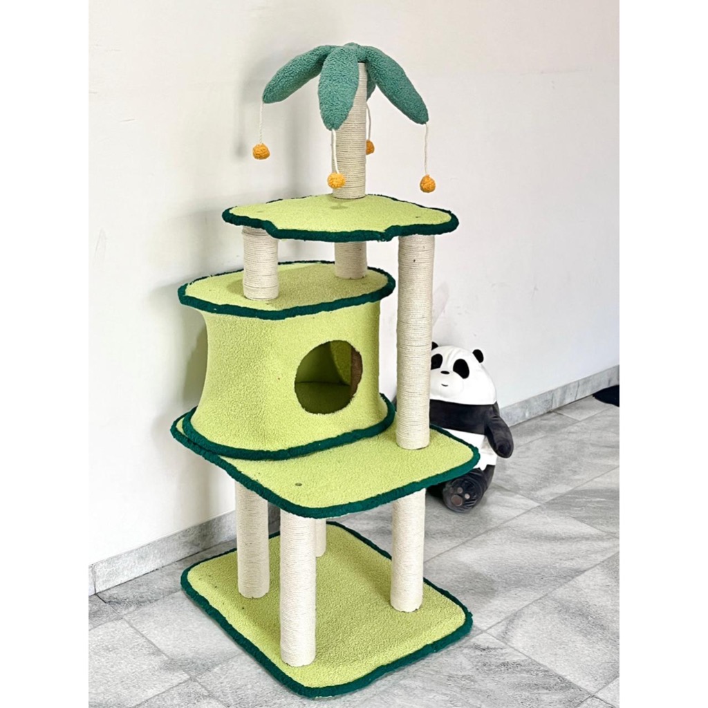 Jual Cat Tree Premium Garukan Cakaran Rumah Kucing Cat Condo House ...