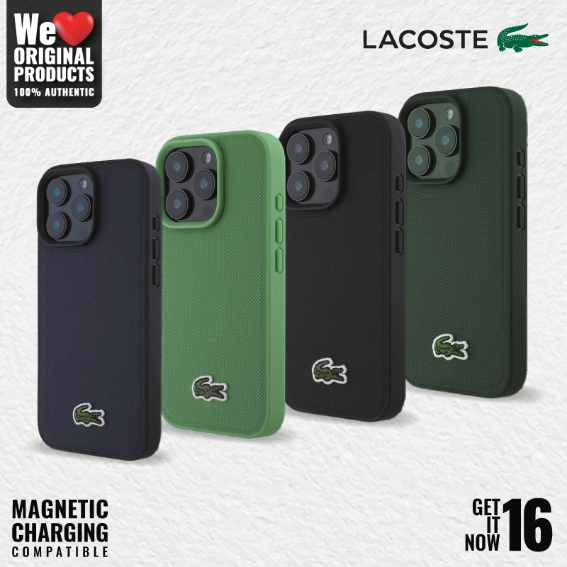 Jual Case For iPhone 16 Pro / Pro Max Lacoste Magsafe