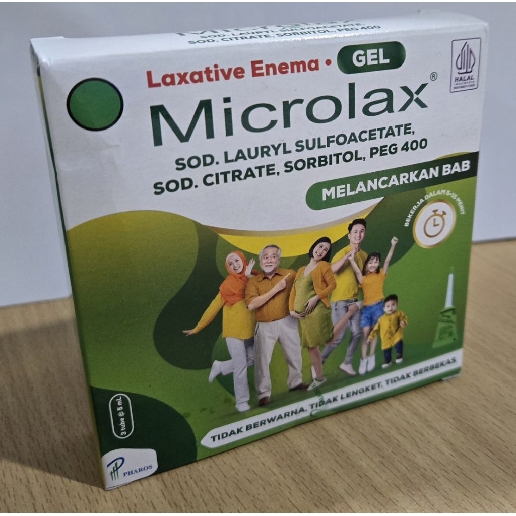 Jual MICROLAX GEL 3 tube @5 ml | Shopee Indonesia