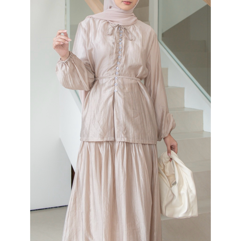 Jual Fwdaily - Noa Outer (Outer Wanita- Maxi Skirt - Outer Basic Wanita ...
