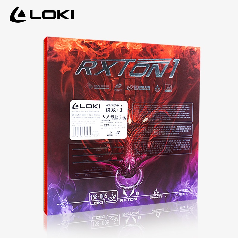Jual Karet Pingpong LOKI RXTON 1 RED ORIGINAL New Version / Karet ...