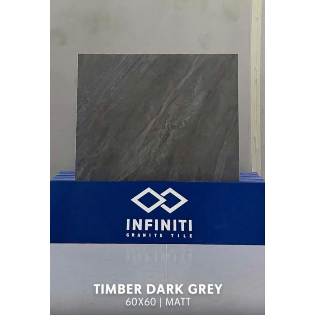 Jual granit infiniti timber dark grey 60*60 kw 1 / 1.44m² | Shopee ...
