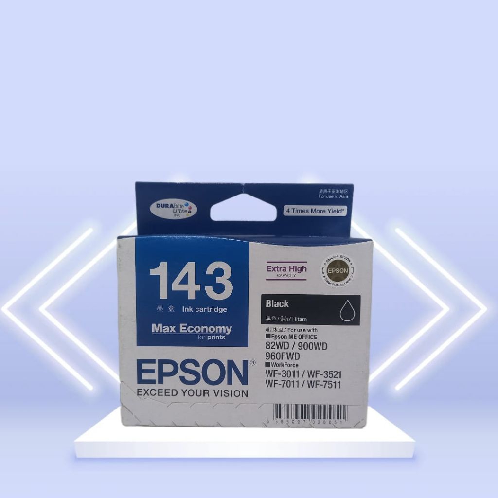 Jual Tinta Cartridge Epson 143 Black Dan 143 Colour ( C M Y ) Original ...