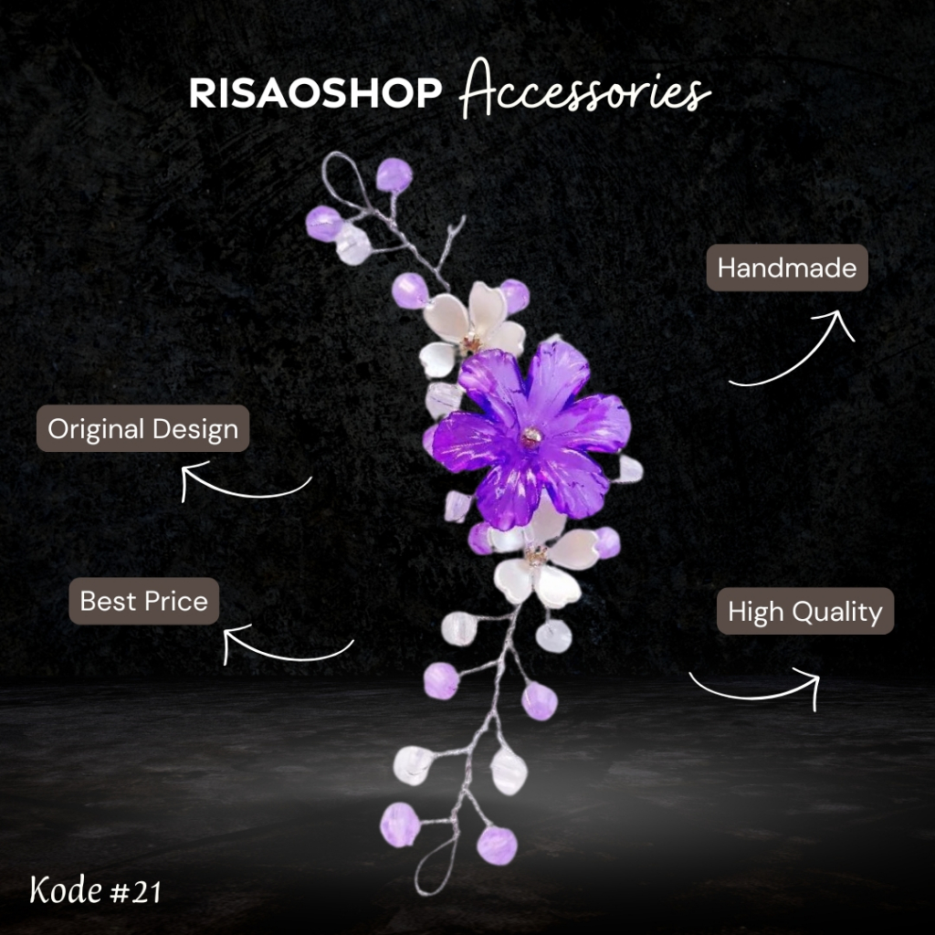 Jual Headpiece | bando | bandana manik manik | mahkota tiara rambut ...