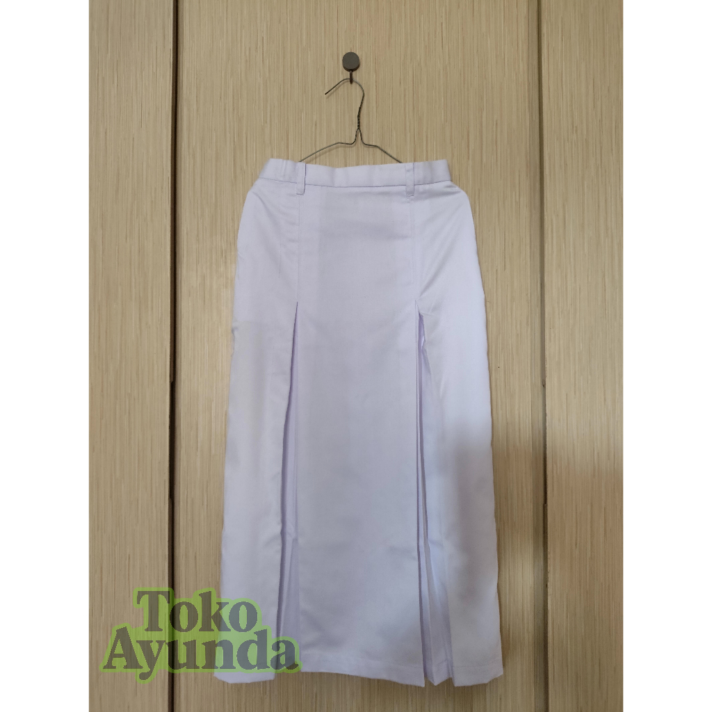 Jual Rok Putih Panjang SMP SMA Ploi Depan – Bahan Nagata Drill Premium ...