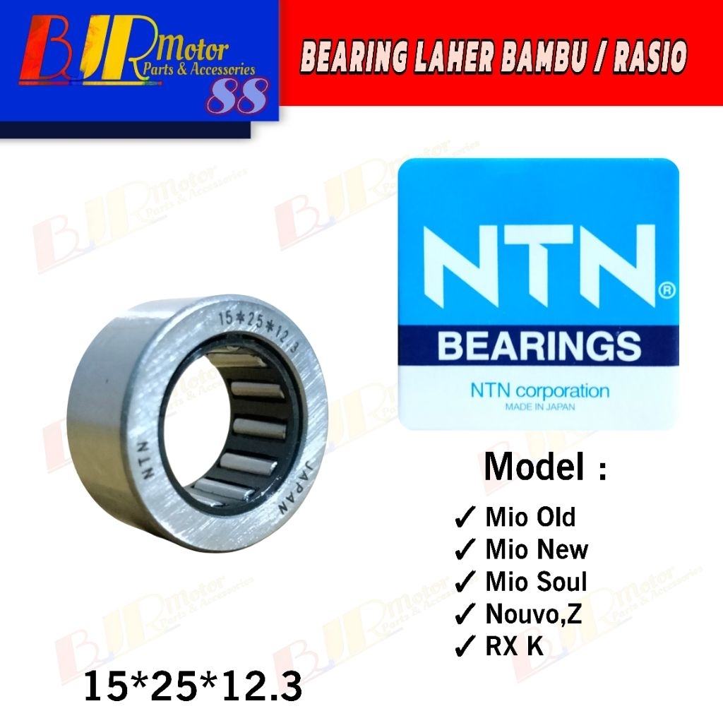 Jual BEARING LAHER BAMBU IKO AS RASIO MIO/NOUVO/RX KING 15X25X12.3 NTN ...