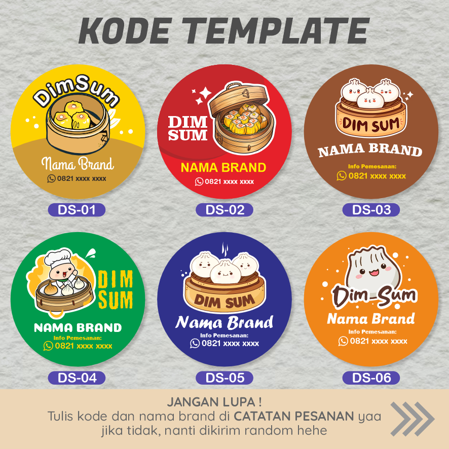 Jual STIKER DIMSUM | STICKER DIM SUM | STIKER LABEL MAKANAN | Shopee ...