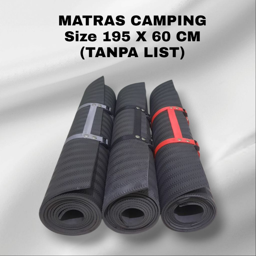 Matras Camping 195x60cm TANPA LIST POLOS Matras Hiking Matras Outdoor