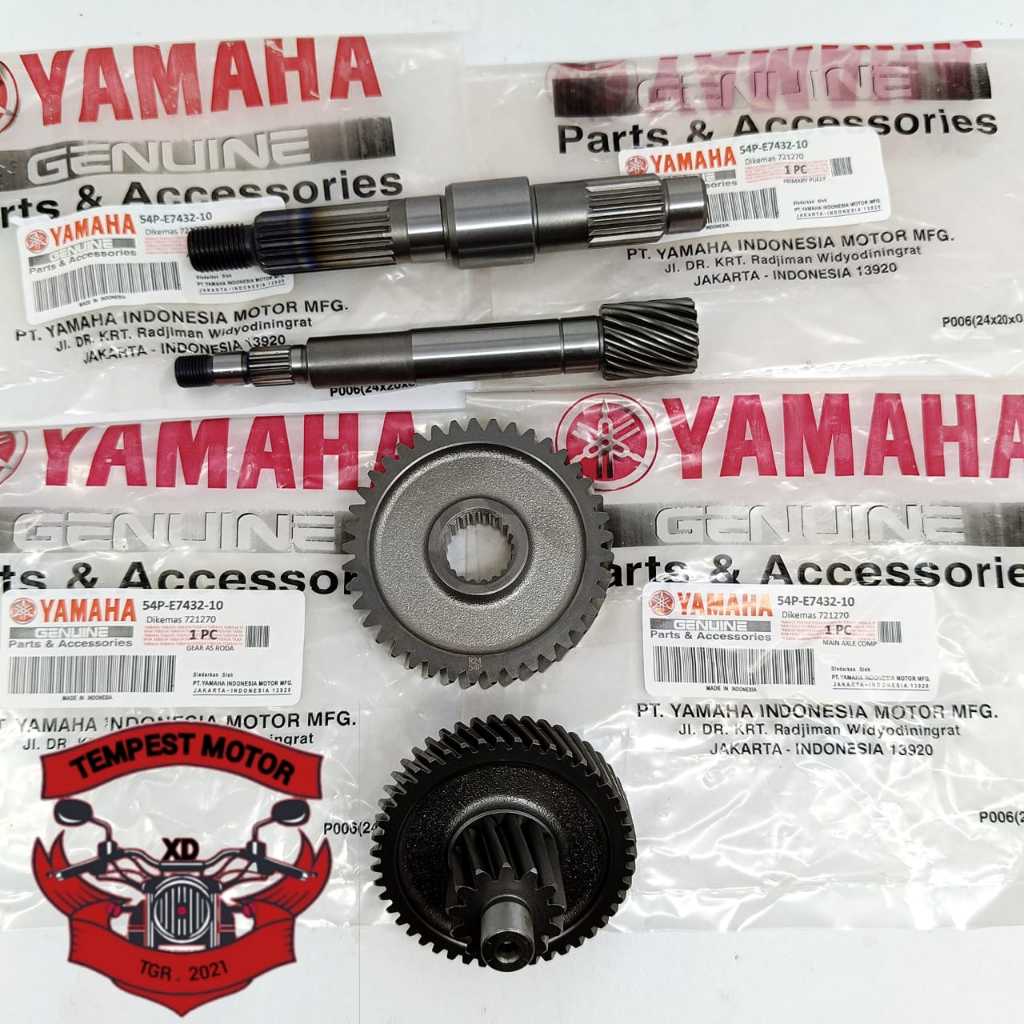 Jual GER GEAR RASIO MIO J GEAR RASIO SET YAMAHA 54P GIGI GARDAN XRIDE ...